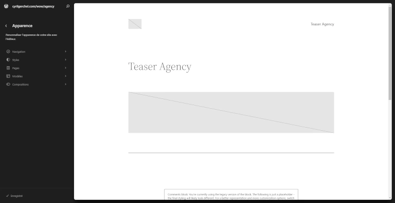 Full Site Editing WordPress