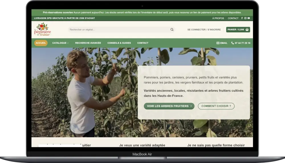 La Pépinière du Fruitier — aperçu 1