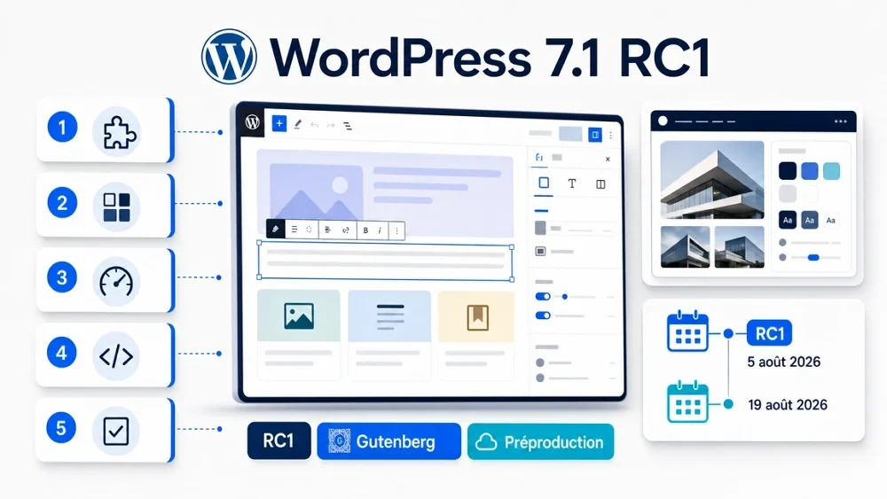 Développeur vérifiant la compatibilité d’un plugin Gutenberg avec WordPress 7.1